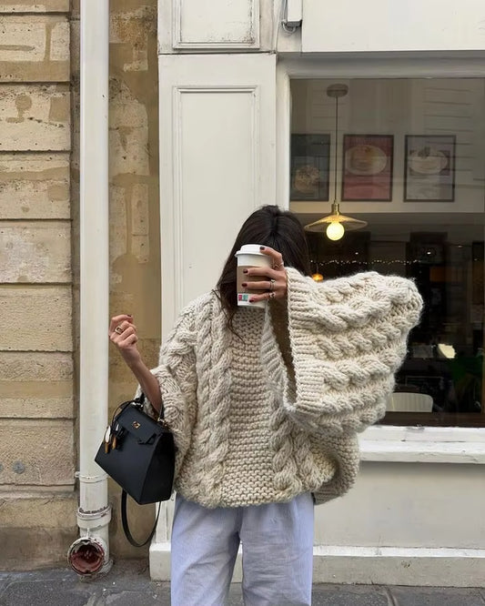 Vintage Knitted Women Pullover