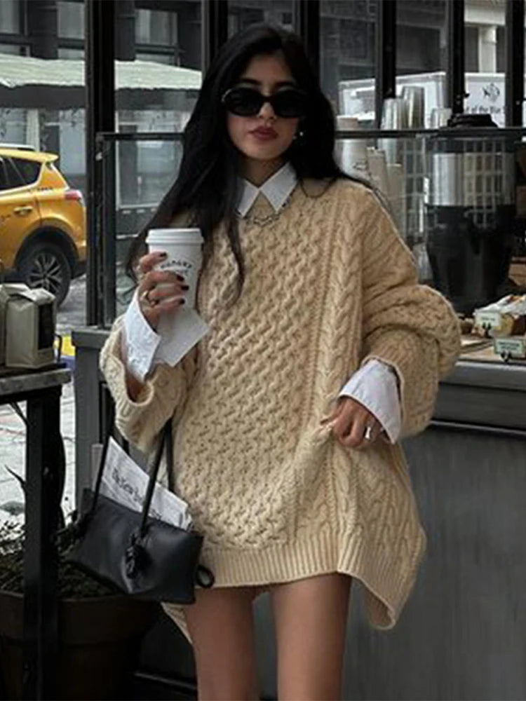 Vintage Knitted Women Pullover