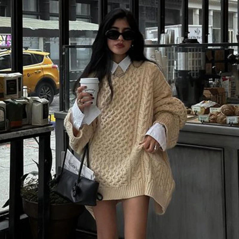 Vintage Knitted Women Pullover